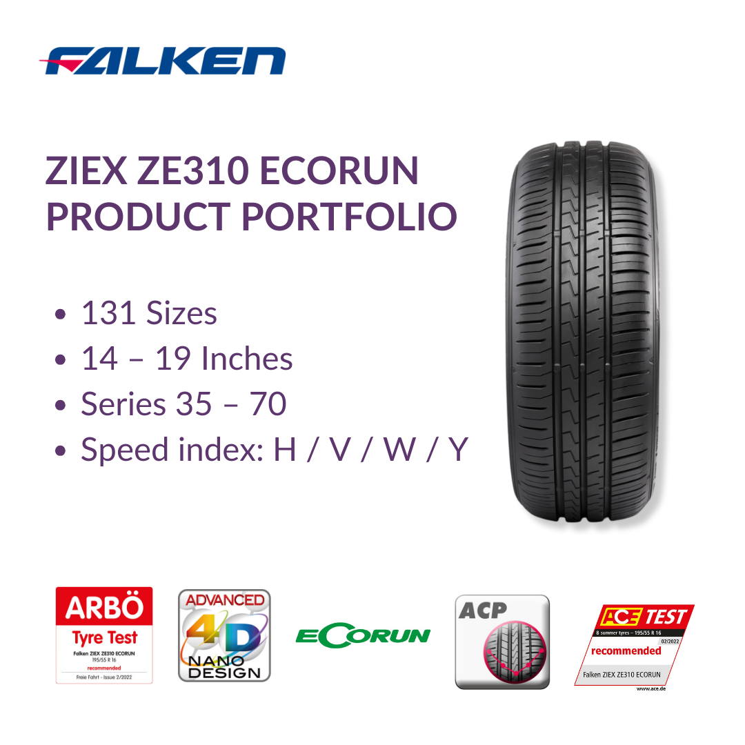 Falken Ziex ZE310R Ecorun 18" Tyre